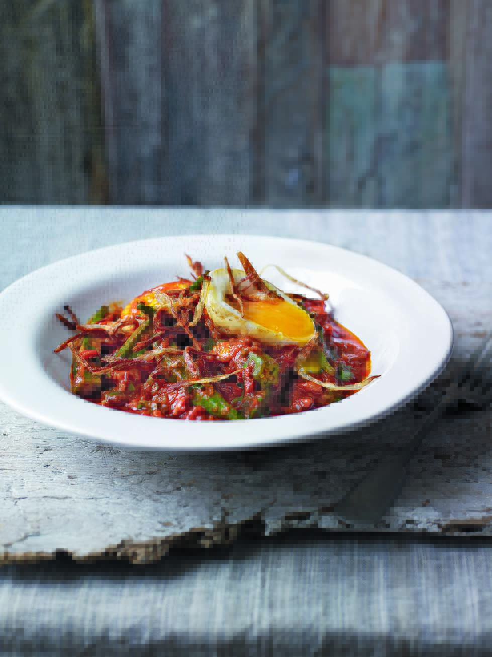 Duck egg and okra curry recipe | delicious. magazine