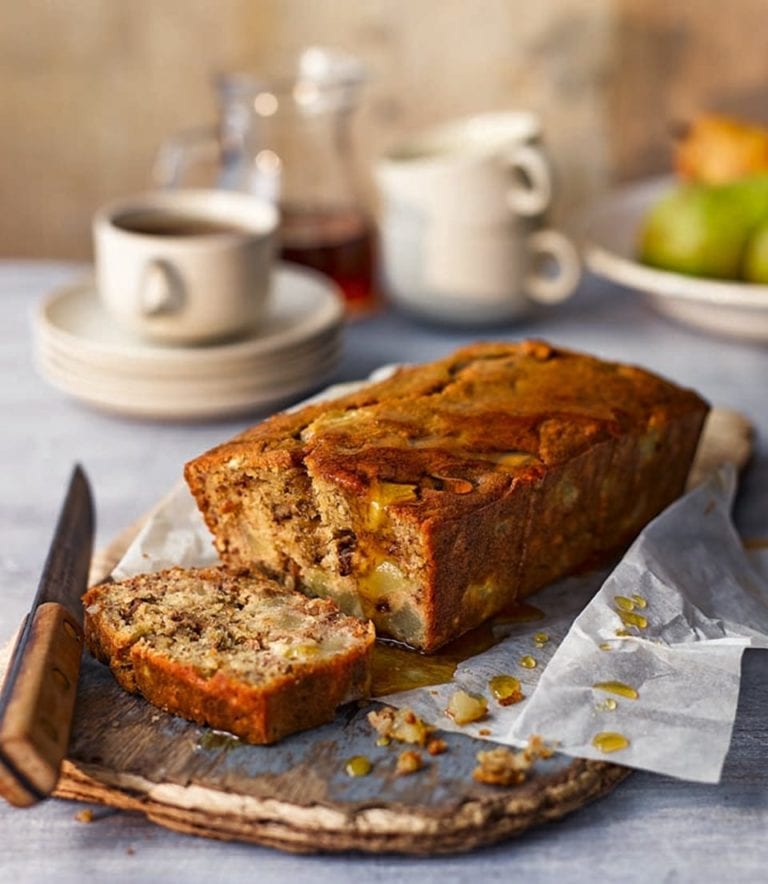 Pear and banana bread