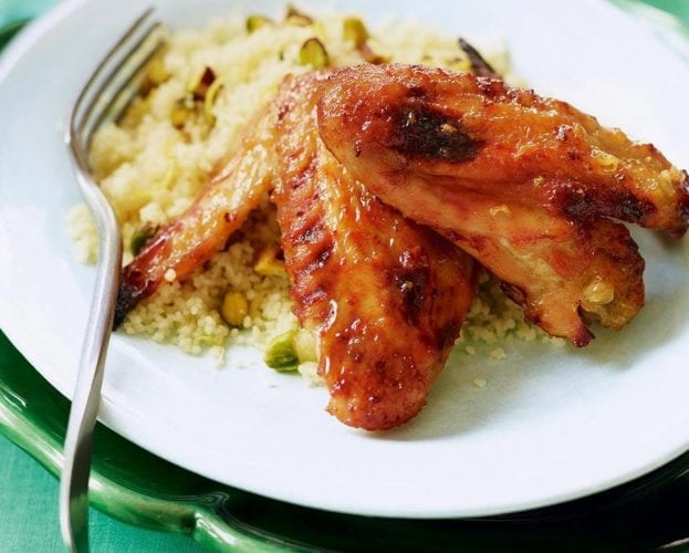 Brown sugar and chilli chicken wings
