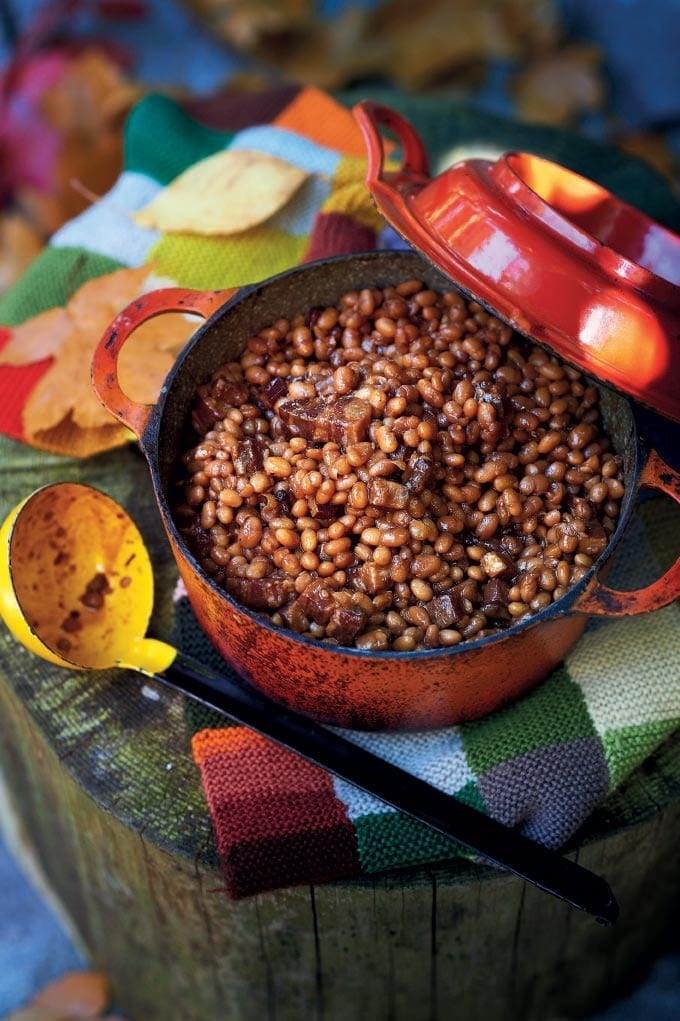 Boston baked beans with chipotle