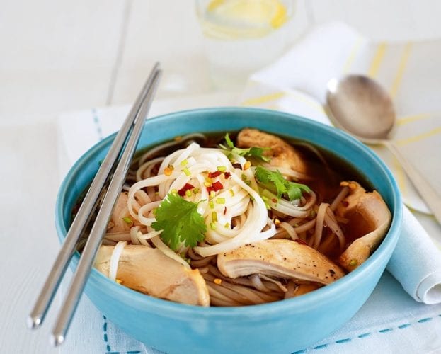 Asian-style chicken soup