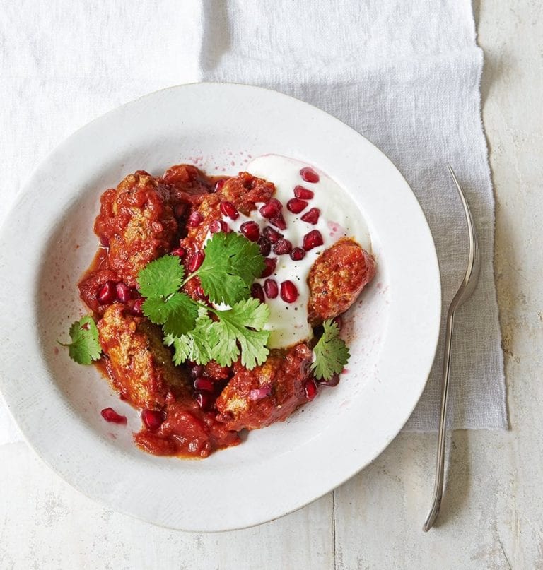 Quick lamb kofte tagine