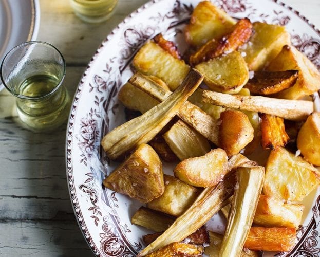Beef dripping roast vegetables