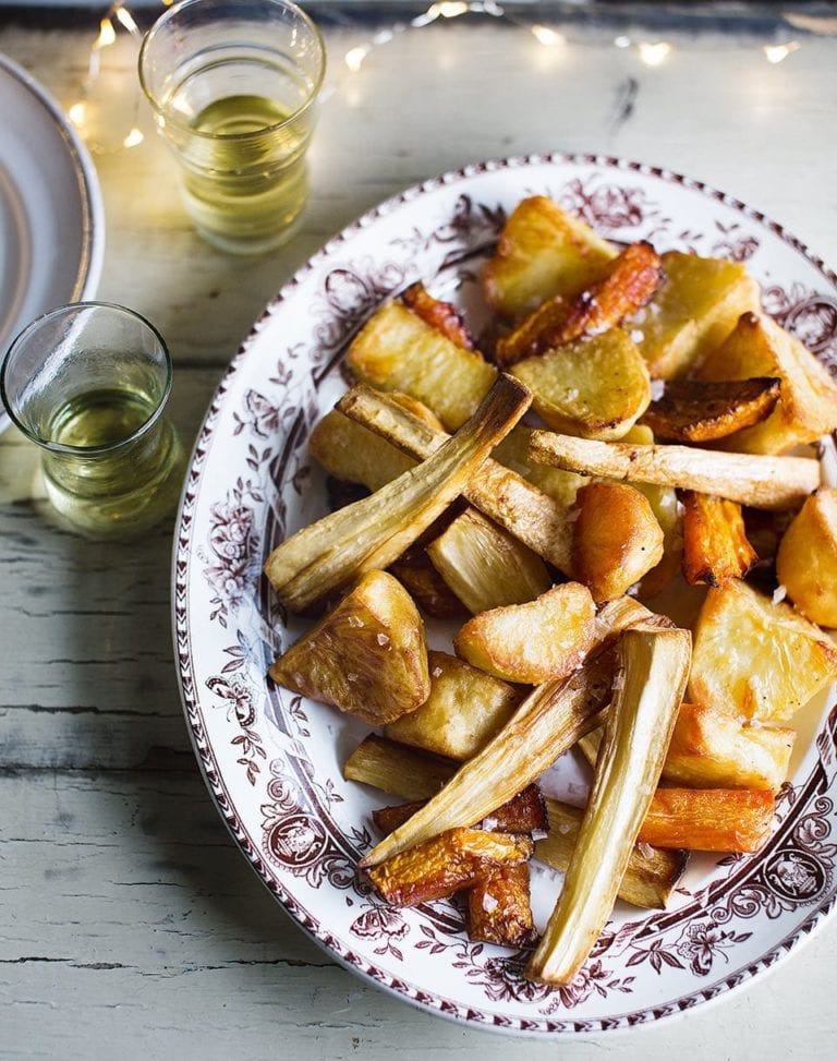 Beef dripping roast vegetables