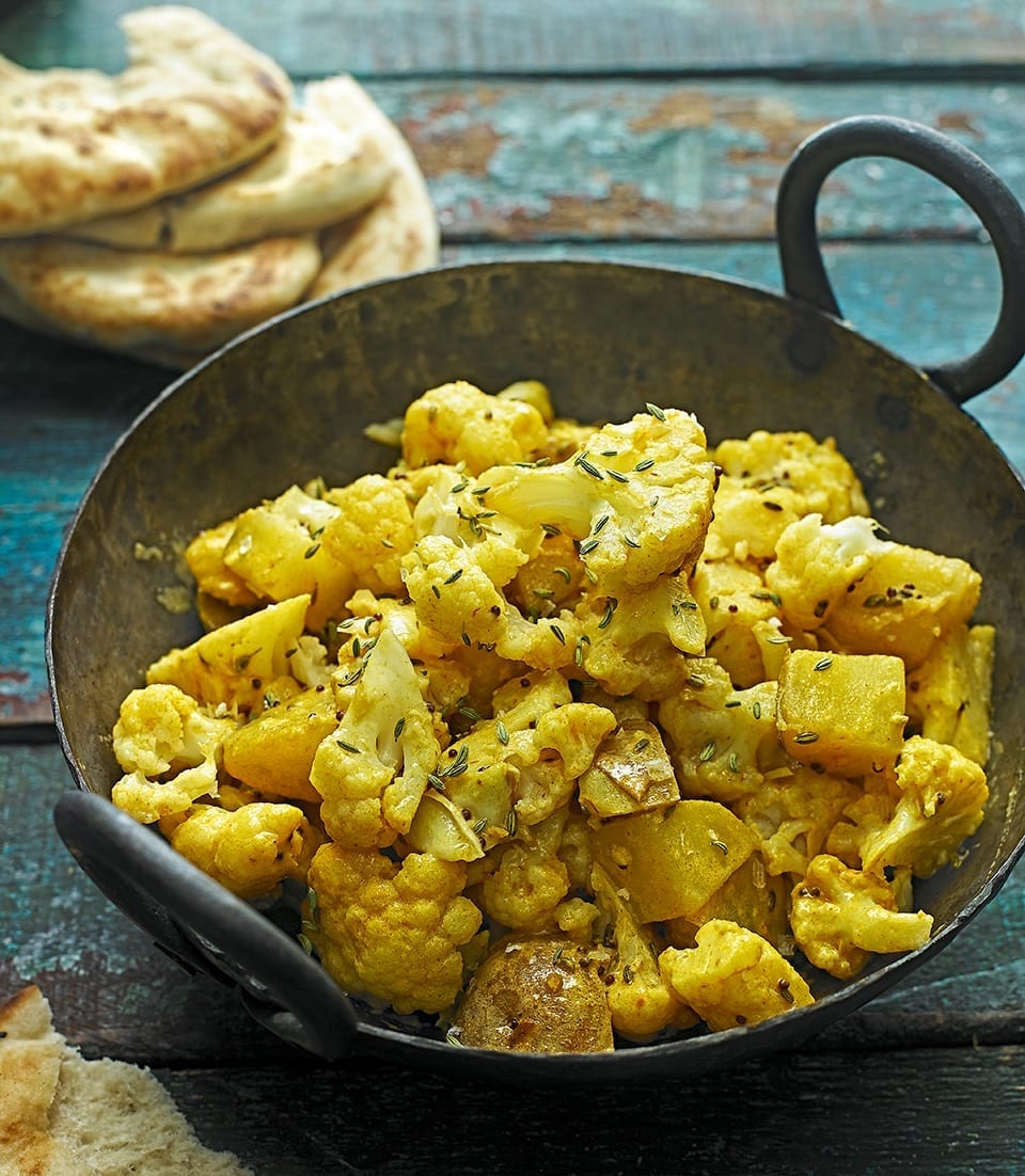 Cauliflower curry delicious. magazine