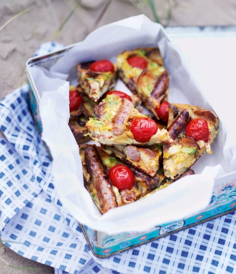 One-pan English breakfast frittata