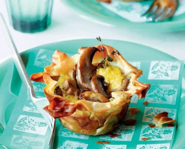 Mushroom tartlets
