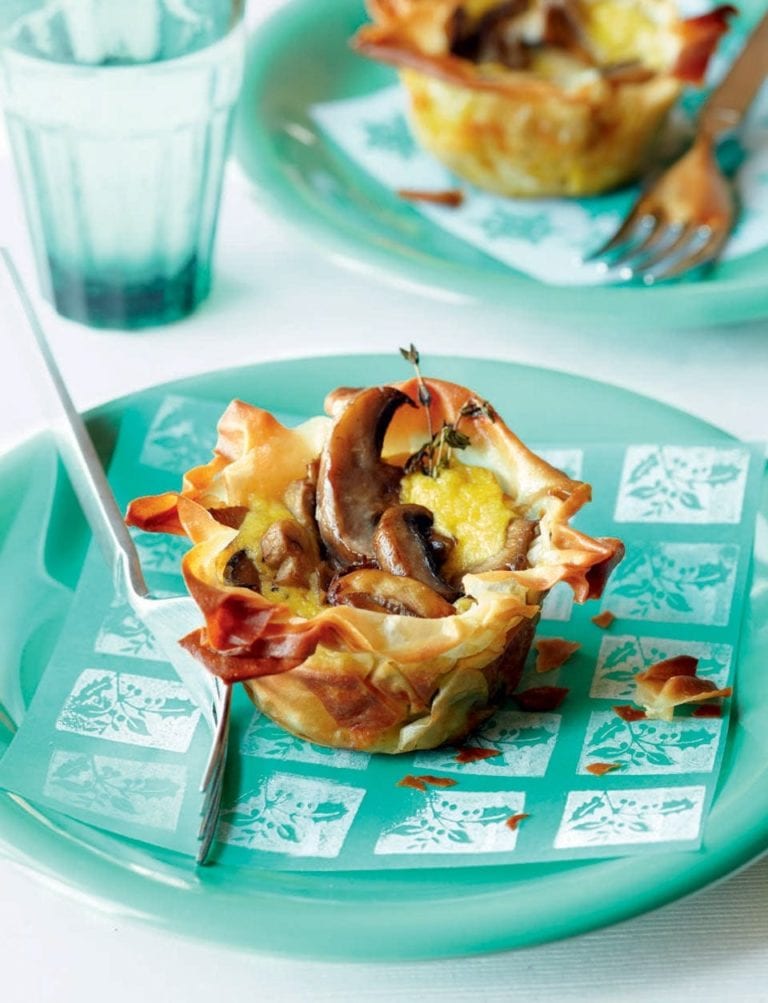 Mushroom tartlets