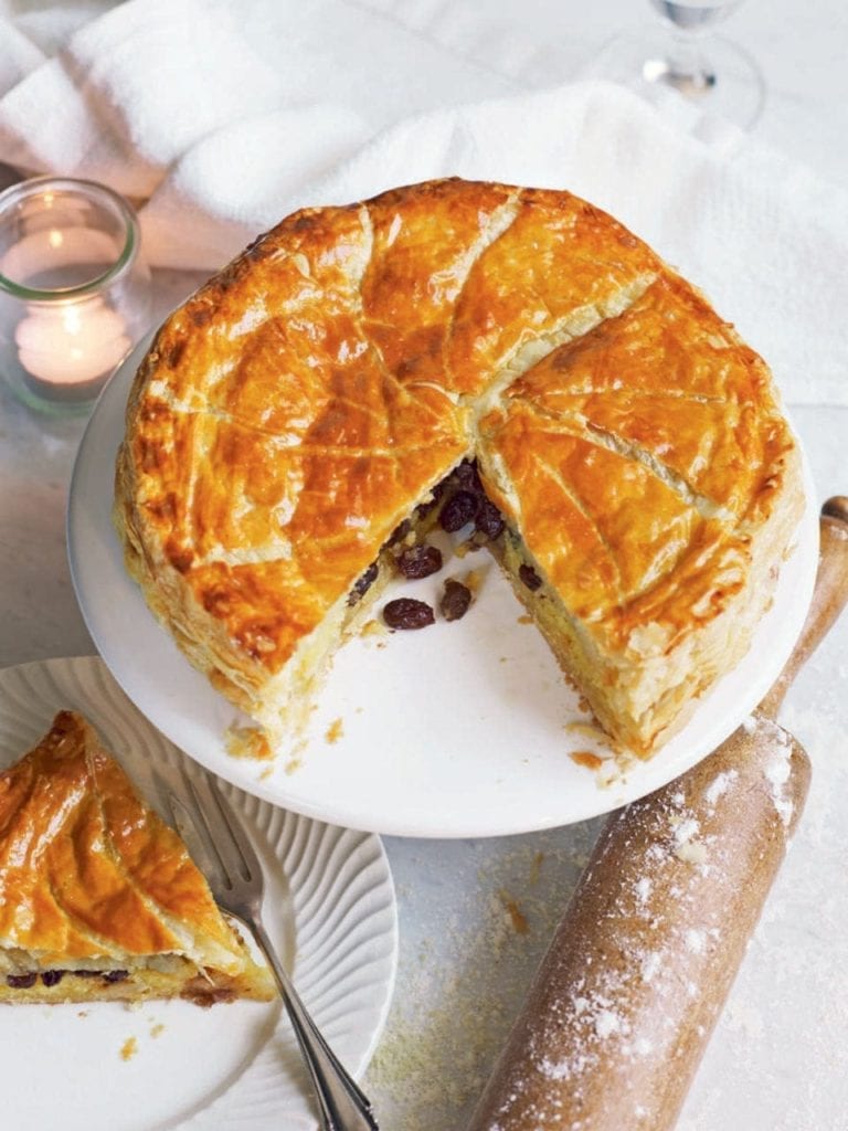 Rum and raisin galette des rois