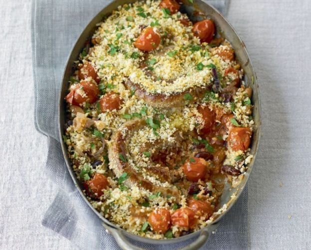Cumberland sausage cassoulet