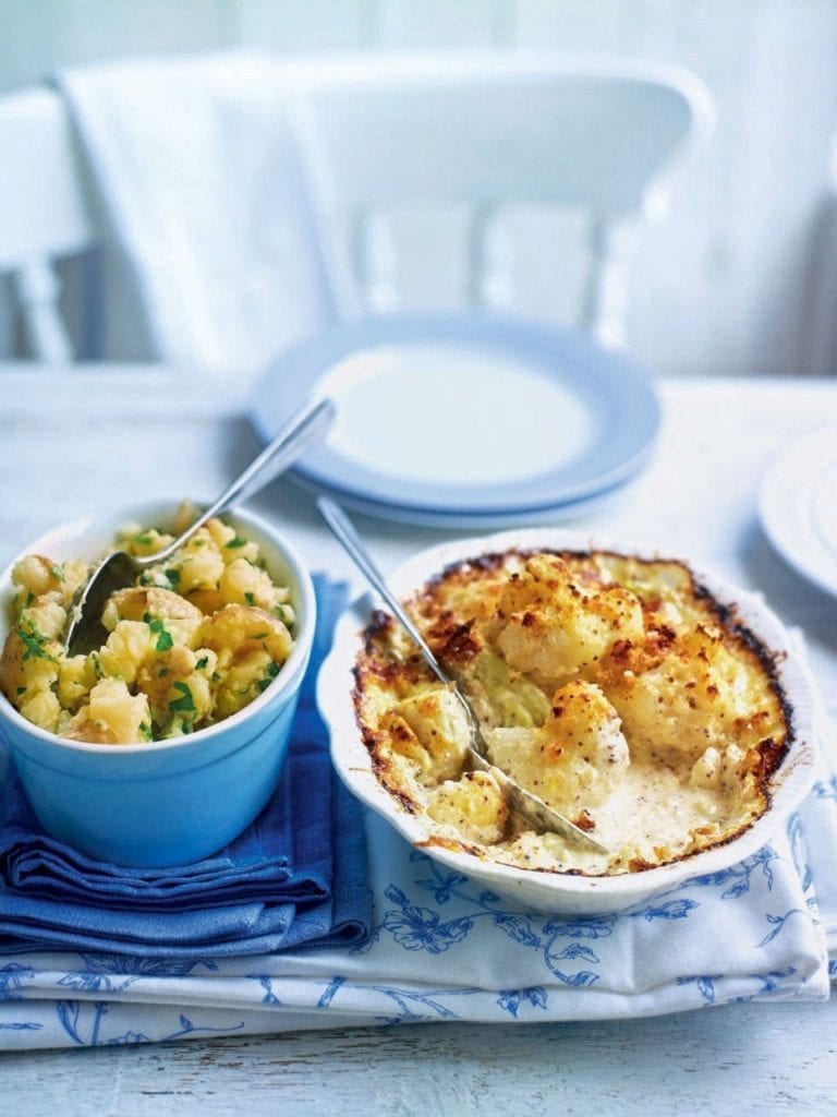 Cauliflower gratin