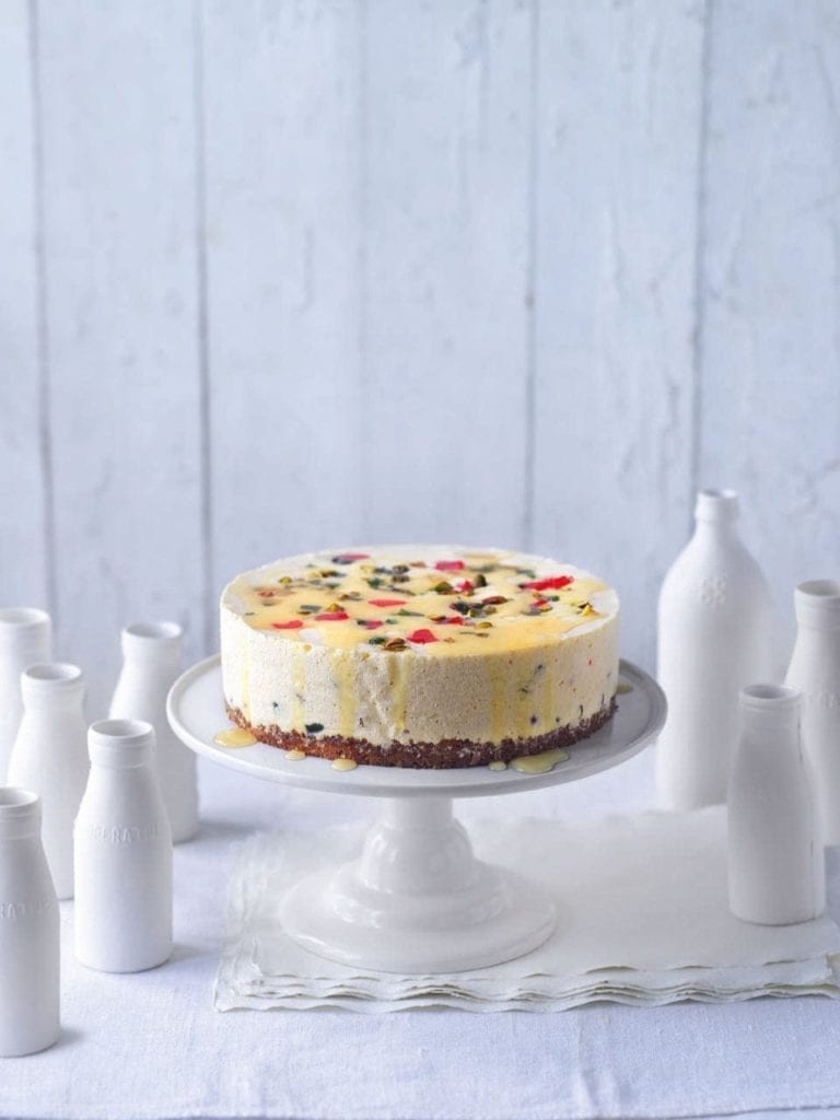 Creamy cassata cheesecake