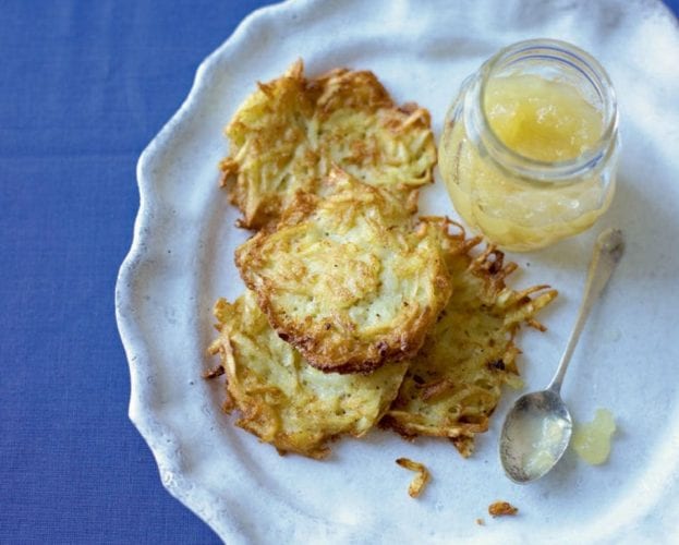 Giant potato rösti