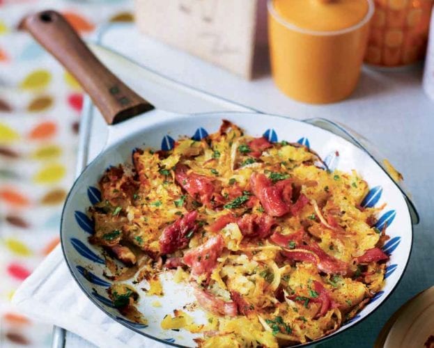 Potato and ham rösti