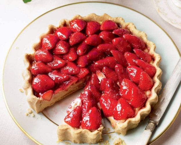 Ravneet Gill’s strawberry and lemon verbena fraisier cake
