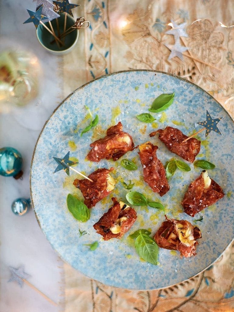 salami wrapped fennel