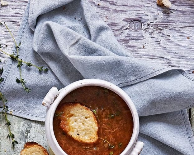 Classic French onion soup