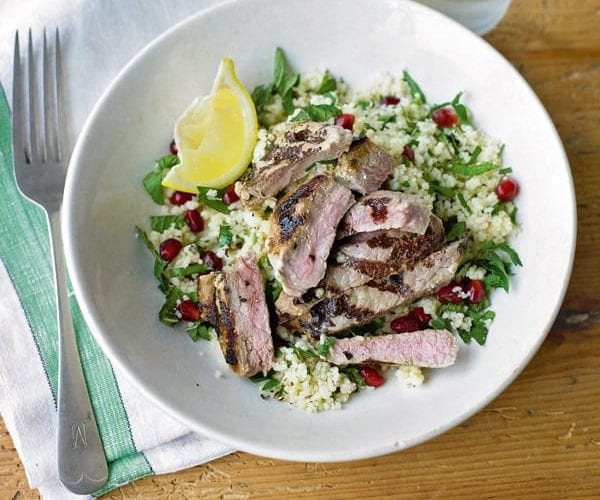 yogurt lamb with couscous