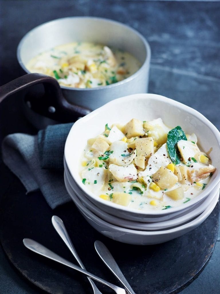 Smoked haddock and celeriac hotpot