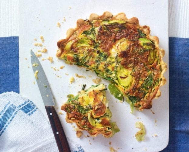 Leek, kale and gruyere cheese recipe