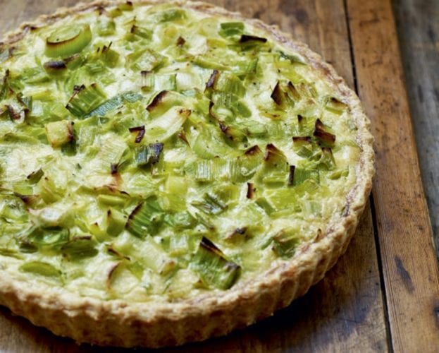 Flemish leek tart
