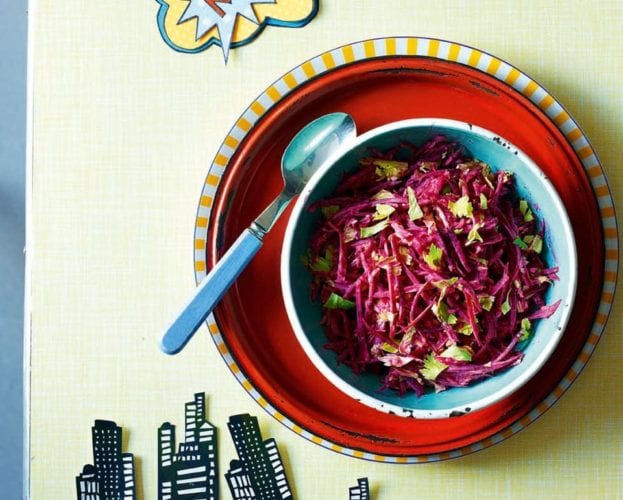Hot and tangy celeriac remoulade