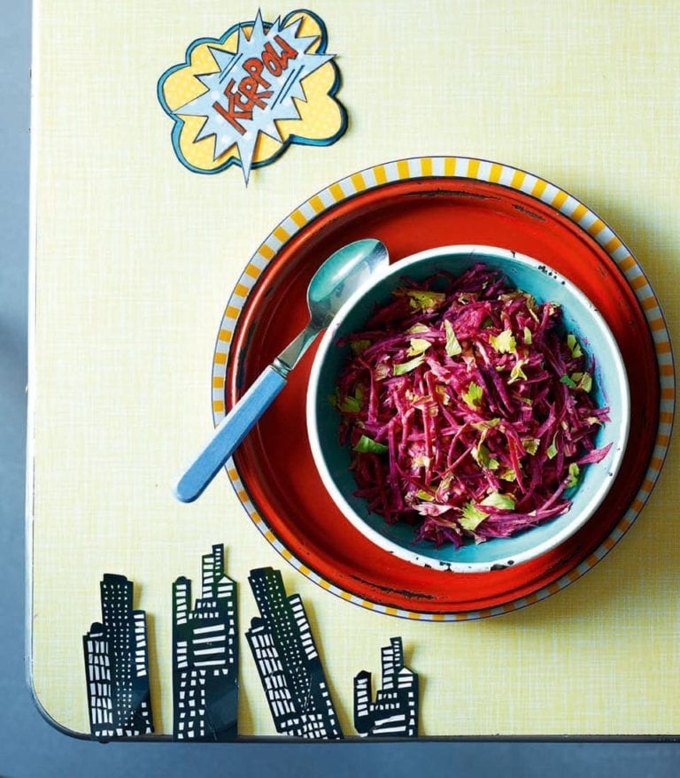 Beetroot remoulade with buttermilk and horseradish