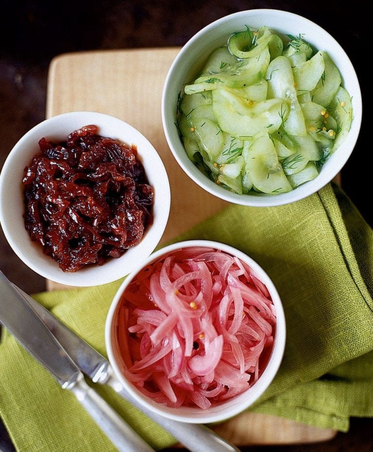 A trio of relish recipes