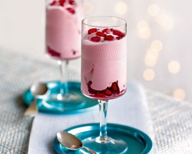 Pomegranate sorbet