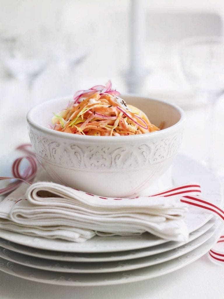 Winter vegetable coleslaw