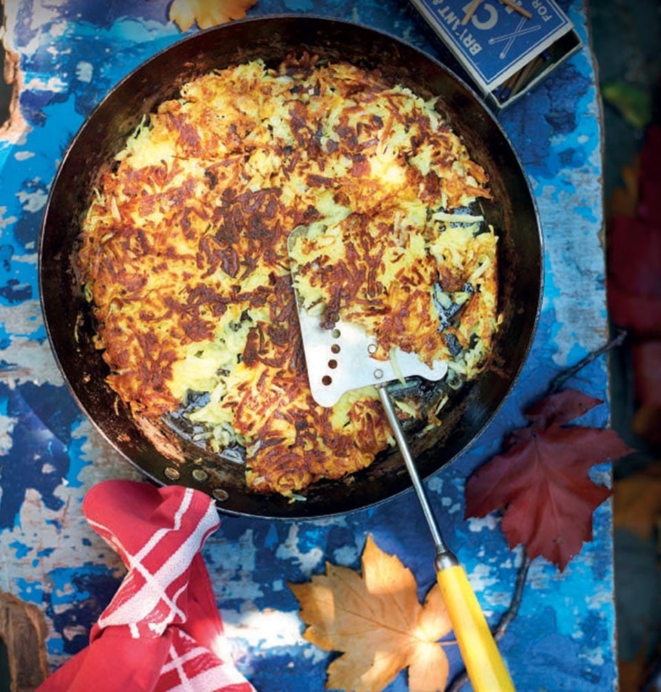 Giant parsnip and potato rösti recipe | delicious. magazine