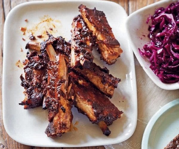 Sticky pork ribs