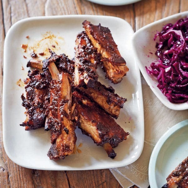 Sticky pork ribs