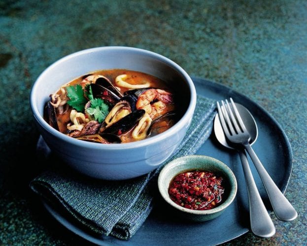 Fish stew with cheat’s rouille