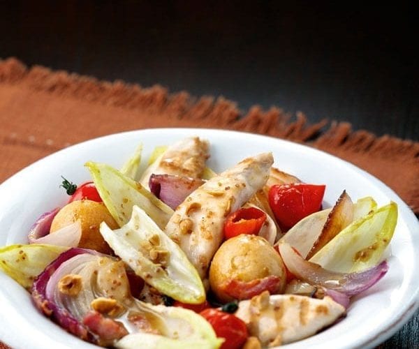 Warm wintry salad