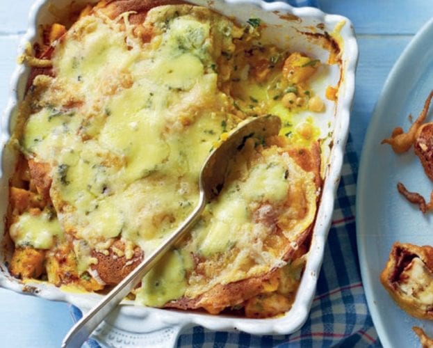Blue cheese pancakes