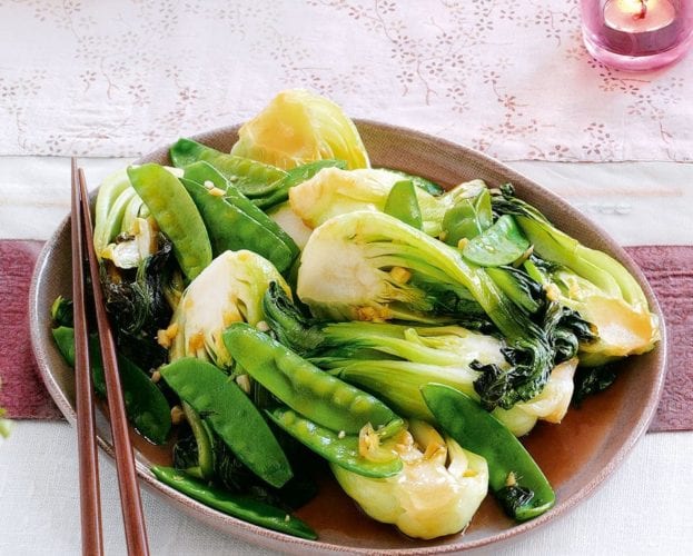 Stir-fried Chinese greens