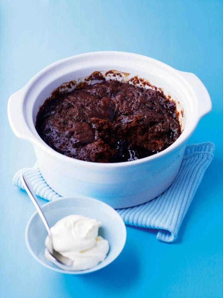 Self-saucing chocolate pudding