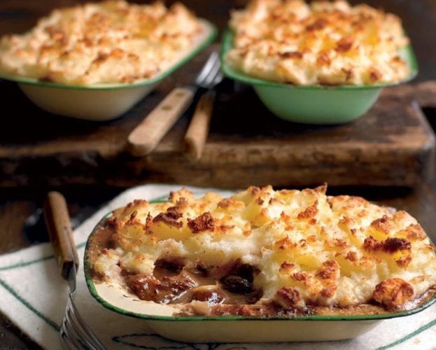 Greek lamb pies with feta mash