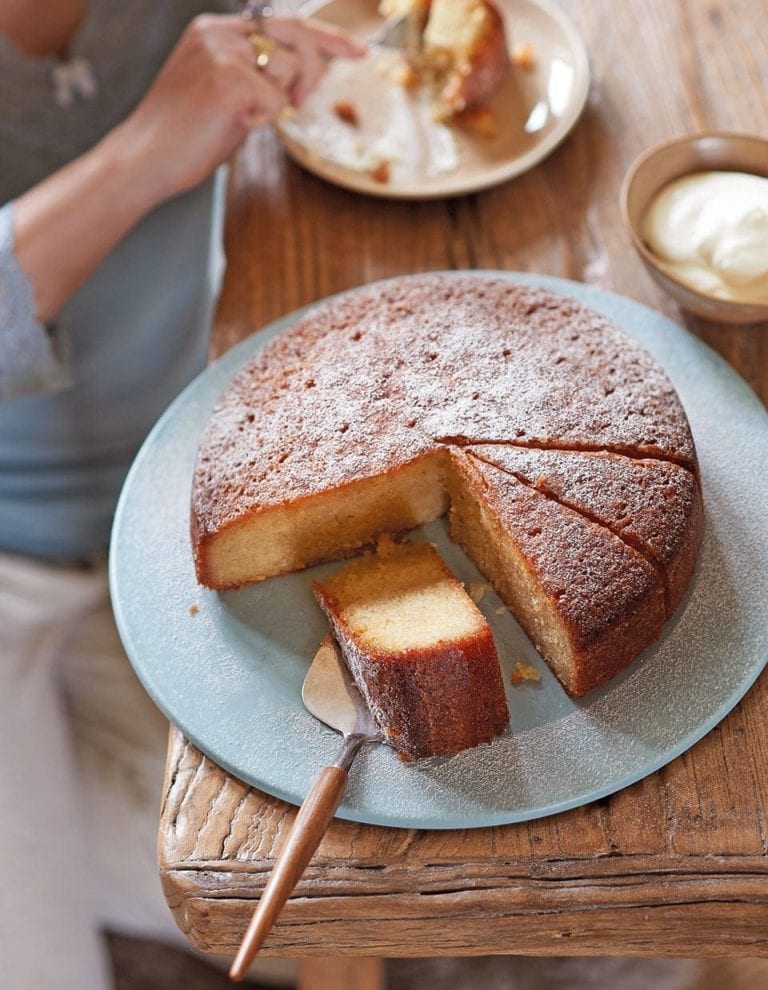 Spiced citrus syrup cake