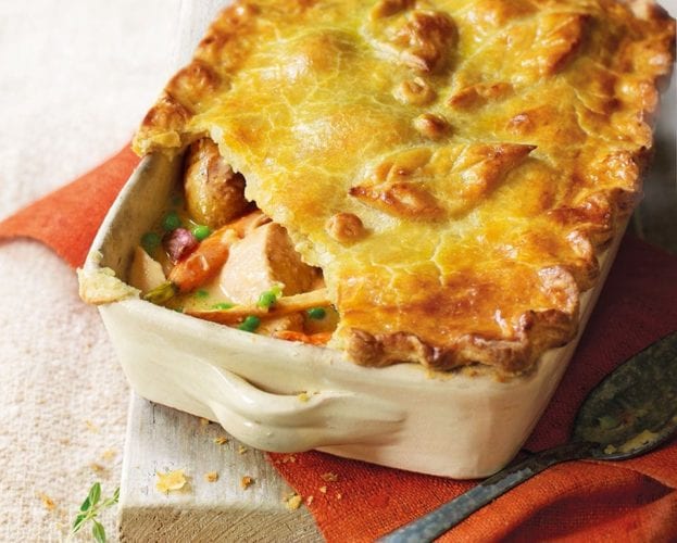 Chicken pie for Sunday lunch