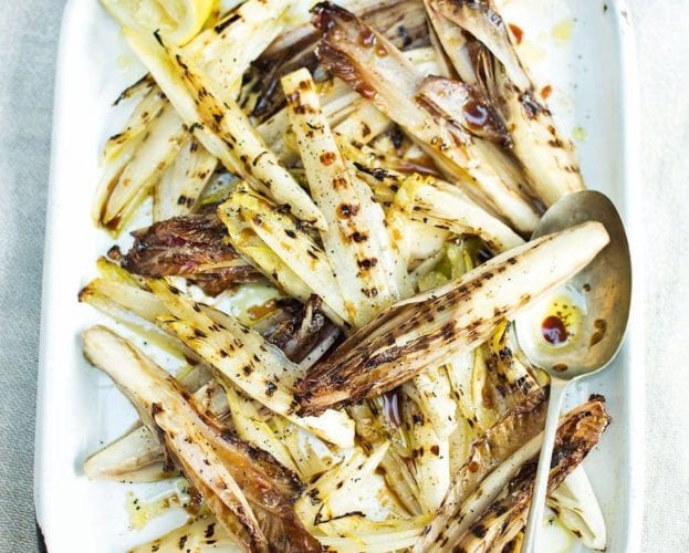 Roast chicken thighs with pomegranate molasses