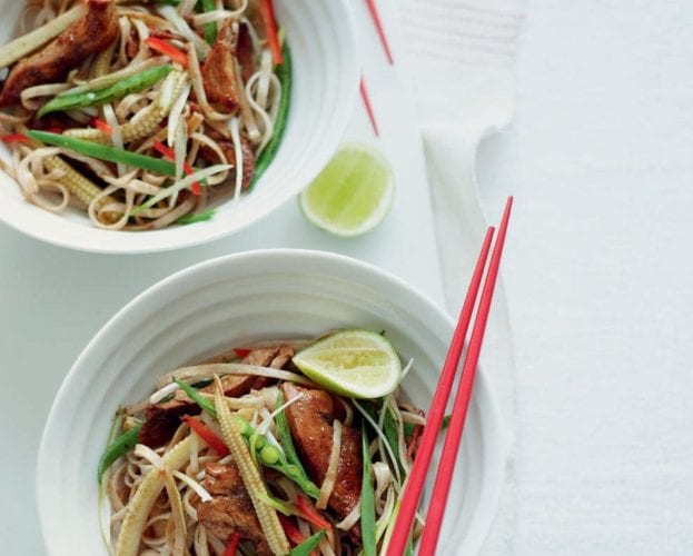Five-spice chicken noodle stir-fry