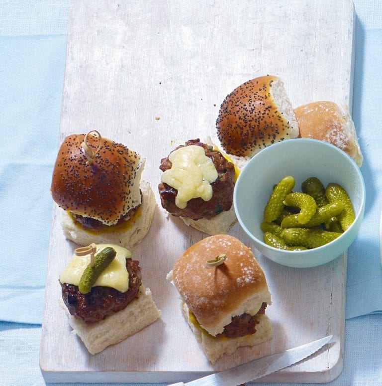 Cheddar sliders