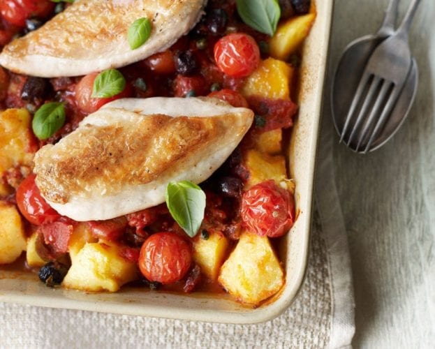 Classic pasta puttanesca