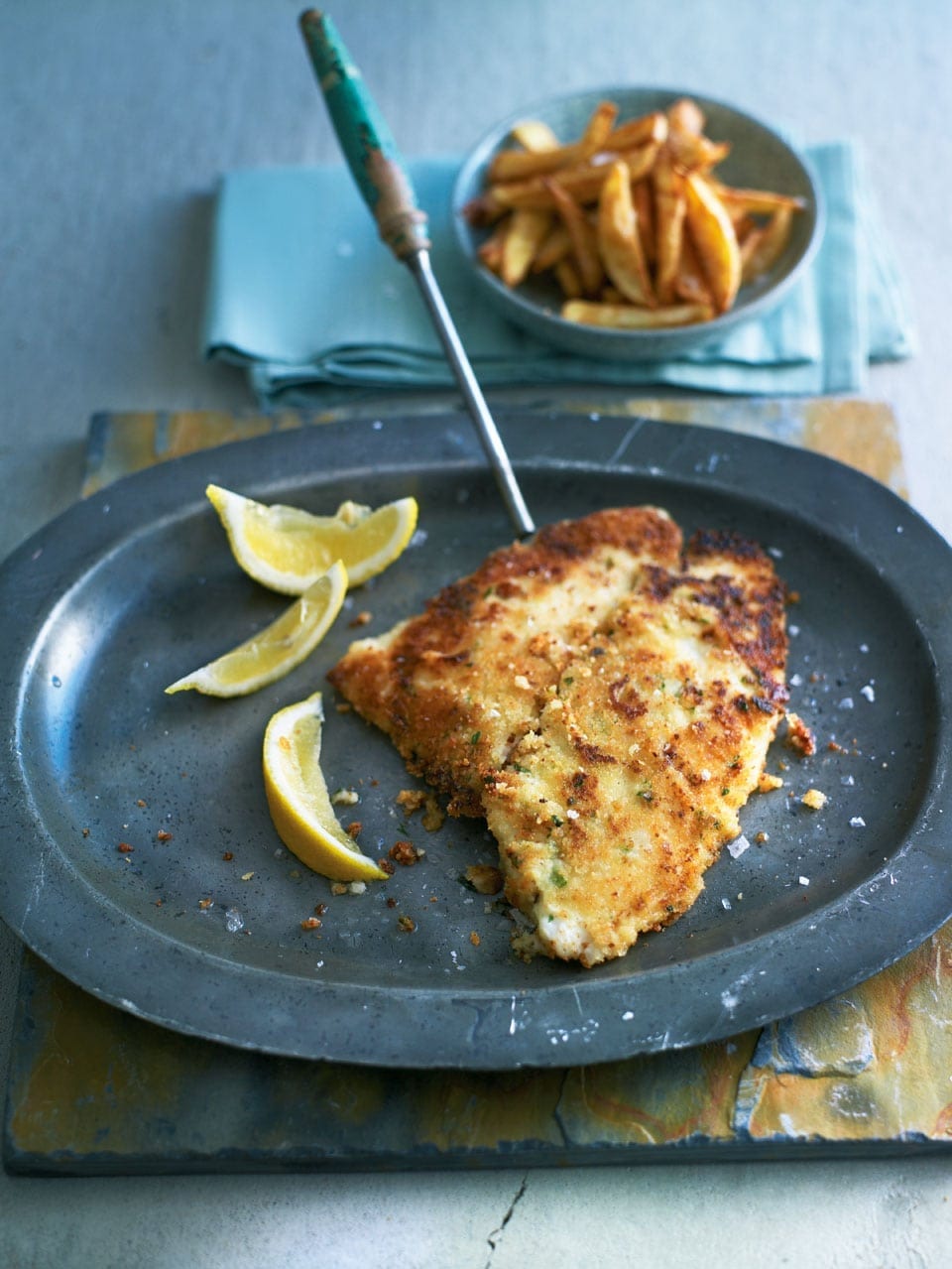 Crispy breadcrumbed lemon sole recipe delicious. magazine