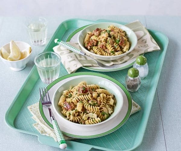 Spicy sausage pasta