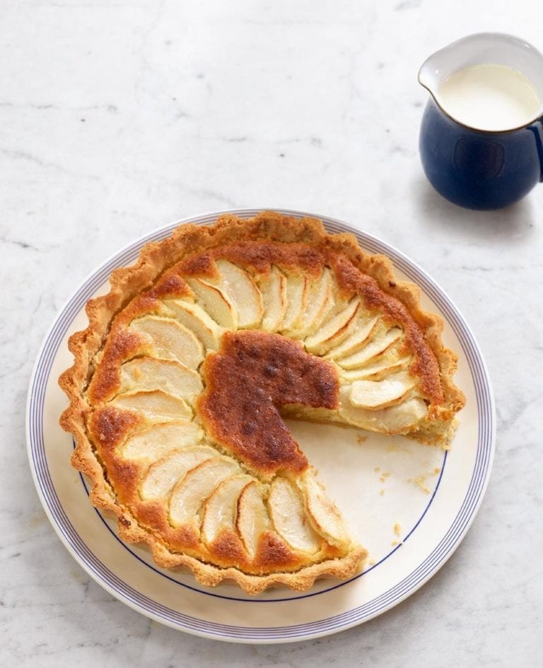 Apple frangipane tart