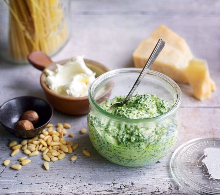 Kale and pecorino pesto