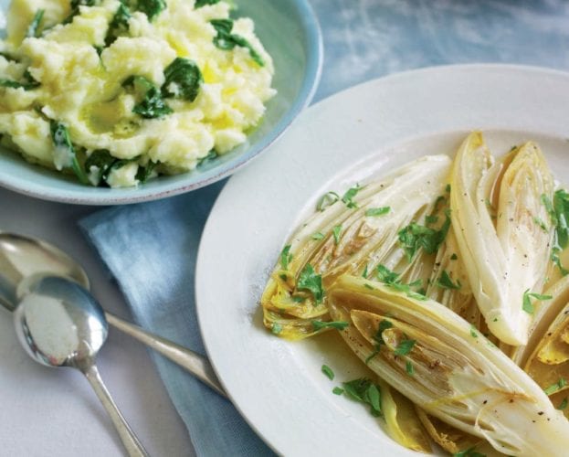 Braised chicory